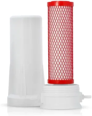 Compatible/Replacement for Kangen Leveluk SD501,K8 and more Ultra-E Prefilter Set (Filter, Housing, and White Water Supply Hose)
