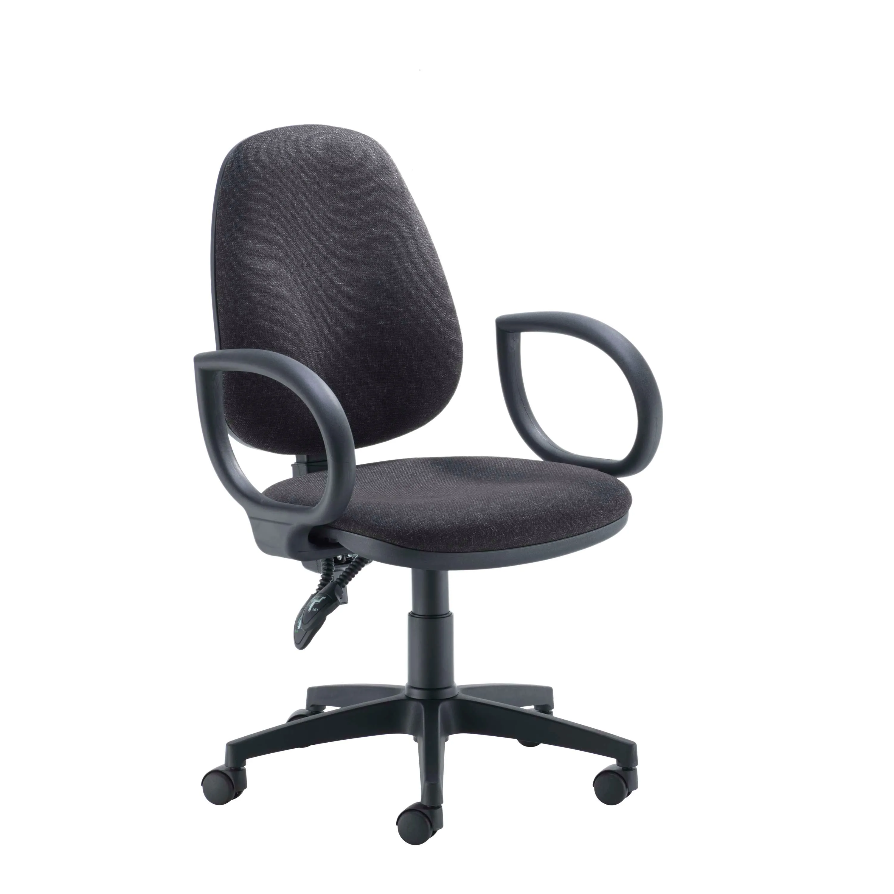 Concept High-Back Chair With Fixed Arms