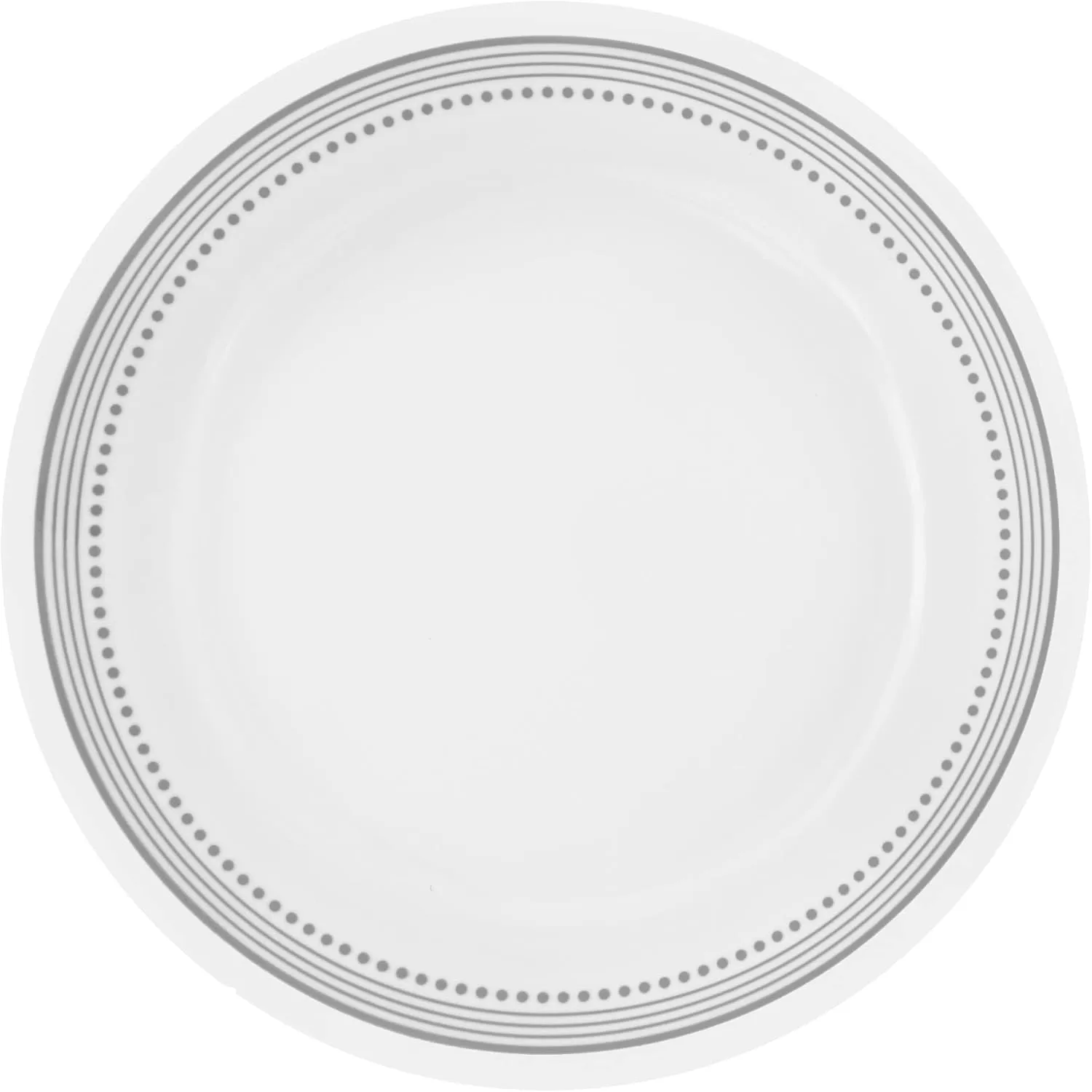 Corelle Dinnerware Set (4pc Set, Mystic Gray)-Set for 4 | Includes 4 x Side Plates | 80% Recycled Glass | 3 X More Durable, Half the Space & Weight of Traditional Ceramic