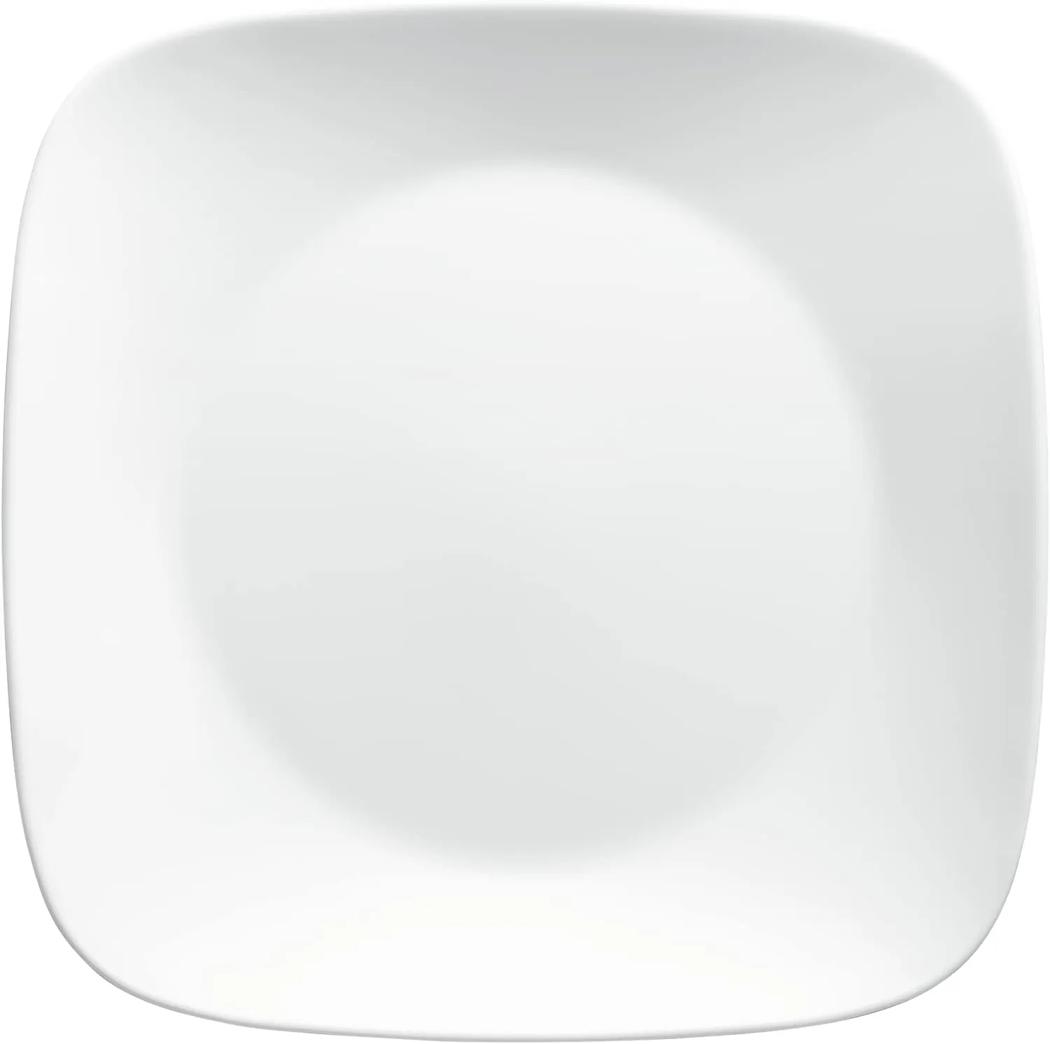 Corelle Dinnerware Set (4pc Set, Pure White)-Set for 4 | Includes 4 x Side Plates | 80% Recycled Glass | 3 X More Durable, Half the Space & Weight of Traditional Ceramic