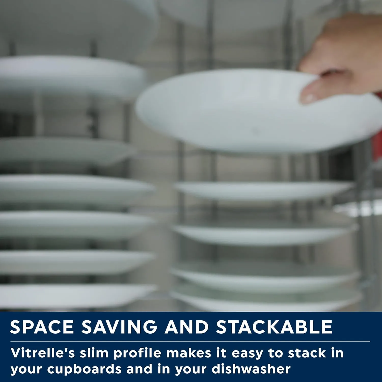Corelle Dinnerware Set (4pc Set, Pure White)-Set for 4 | Includes 4 x Side Plates | 80% Recycled Glass | 3 X More Durable, Half the Space & Weight of Traditional Ceramic