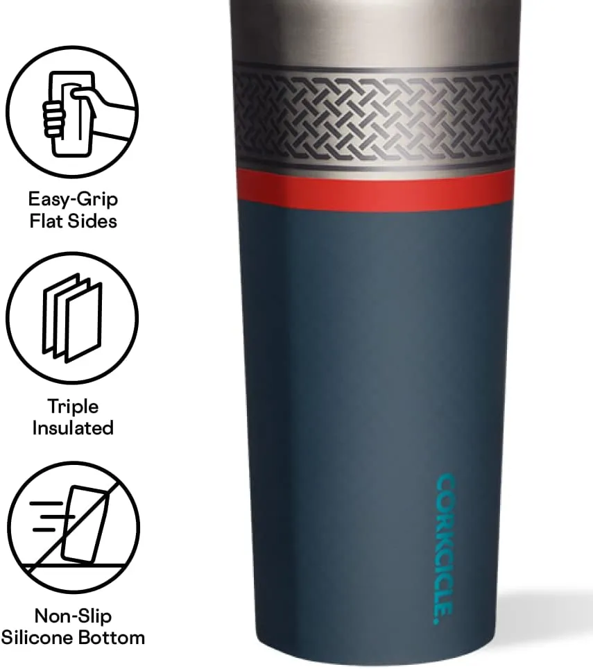Corkcicle Marvel Thor, Insulated Canteen Travel Water Bottle, Triple Insulated Stainless Steel, Keeps Beverages Cold for 25 Hours or Warm for 12 Hours, BPA-Free, 20 oz