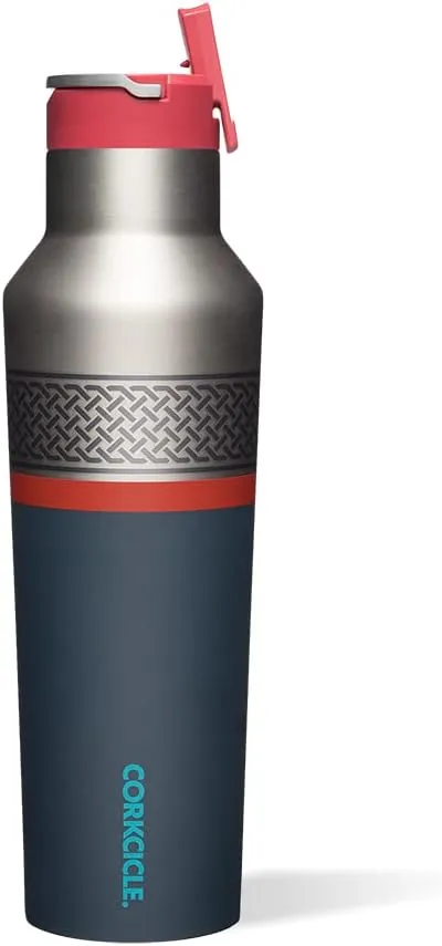 Corkcicle Marvel Thor, Insulated Canteen Travel Water Bottle, Triple Insulated Stainless Steel, Keeps Beverages Cold for 25 Hours or Warm for 12 Hours, BPA-Free, 20 oz