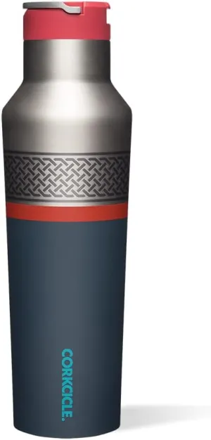 Corkcicle Marvel Thor, Insulated Canteen Travel Water Bottle, Triple Insulated Stainless Steel, Keeps Beverages Cold for 25 Hours or Warm for 12 Hours, BPA-Free, 20 oz
