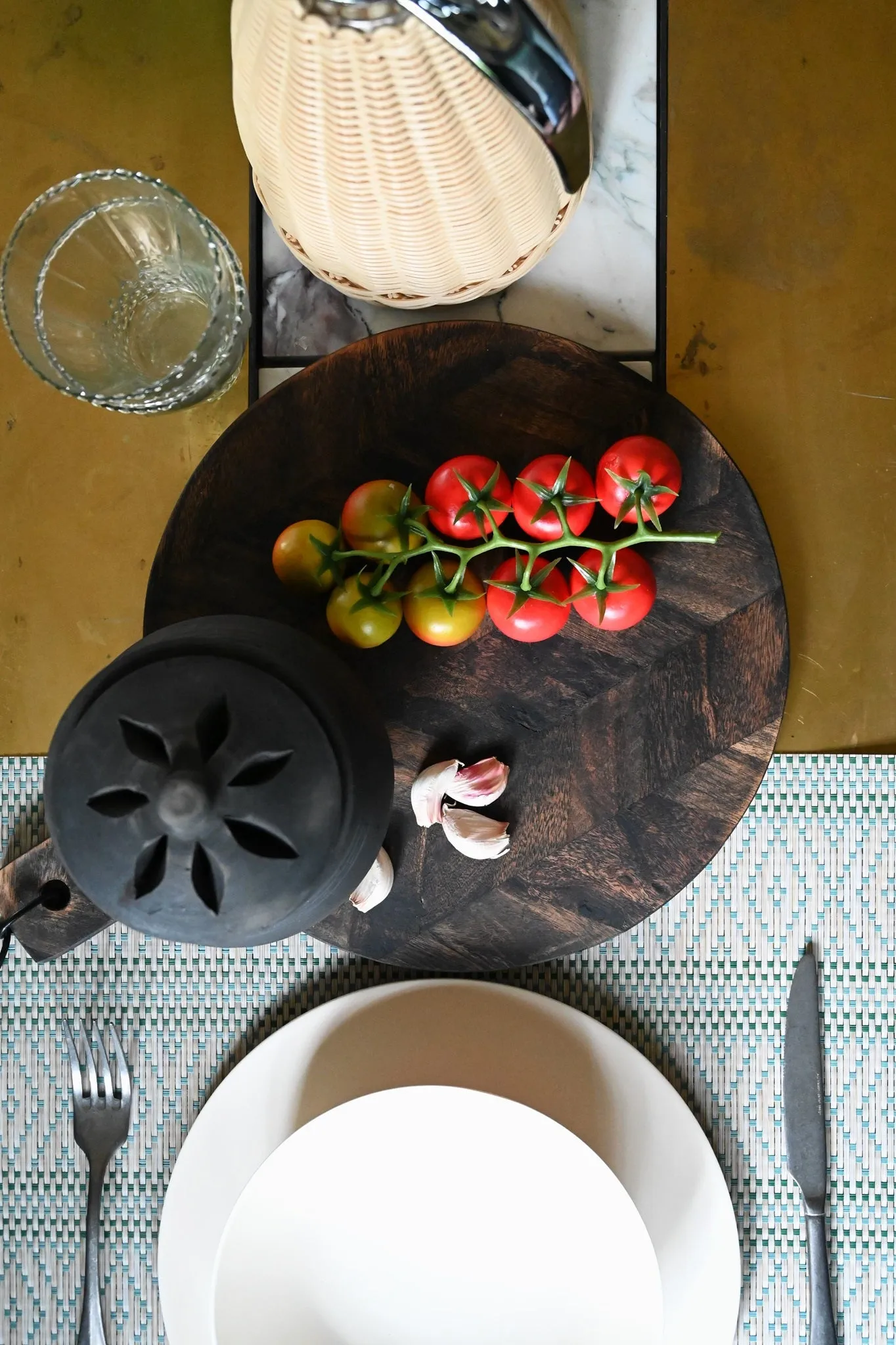 Cream Melamine Tableware Collection