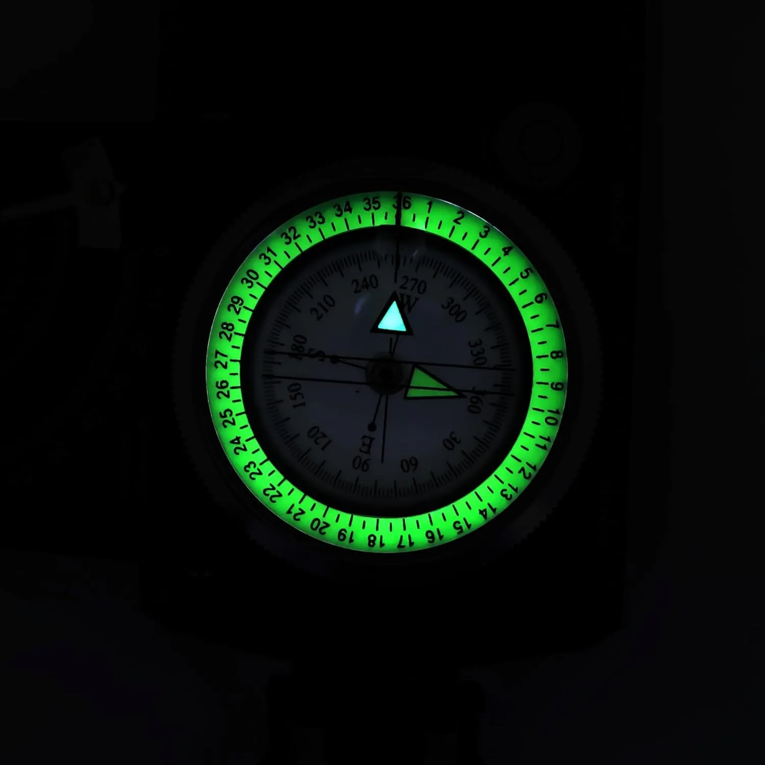 CSCDD Black High-Precision Compass Outdoor Geological Compass Compass
