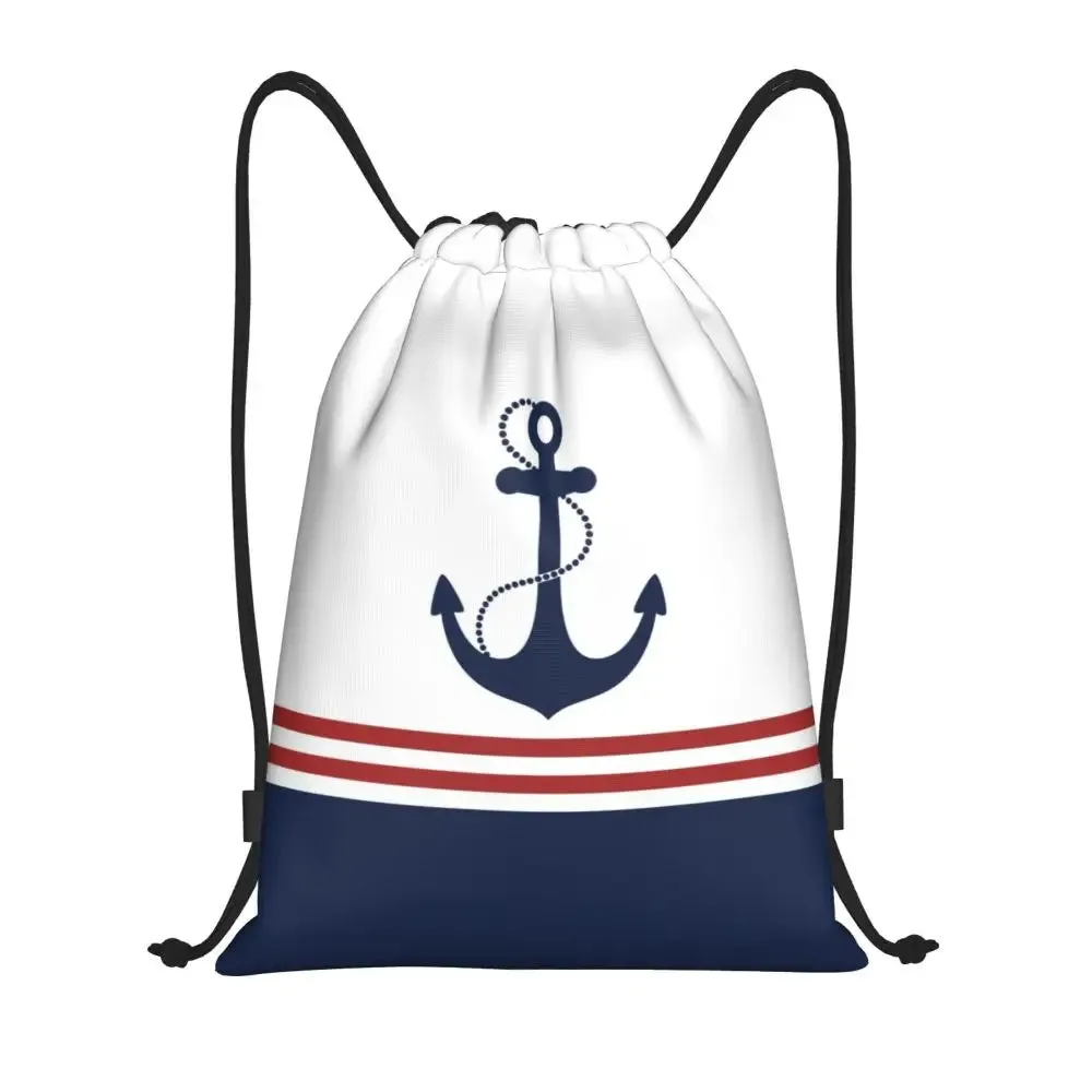 Custom Vintage Pirate's Map Drawstring Backpack Women Men Sport Gym Sackpack Foldable Nautical Compass Sailor Training Bag Sack