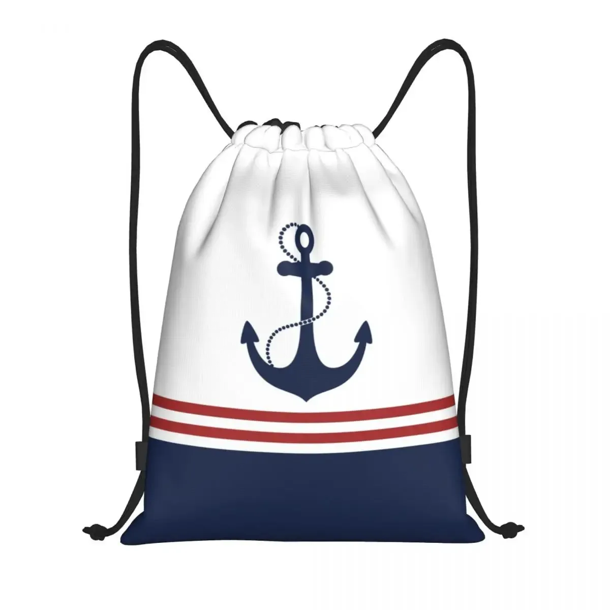 Custom Vintage Pirate's Map Drawstring Backpack Women Men Sport Gym Sackpack Foldable Nautical Compass Sailor Training Bag Sack