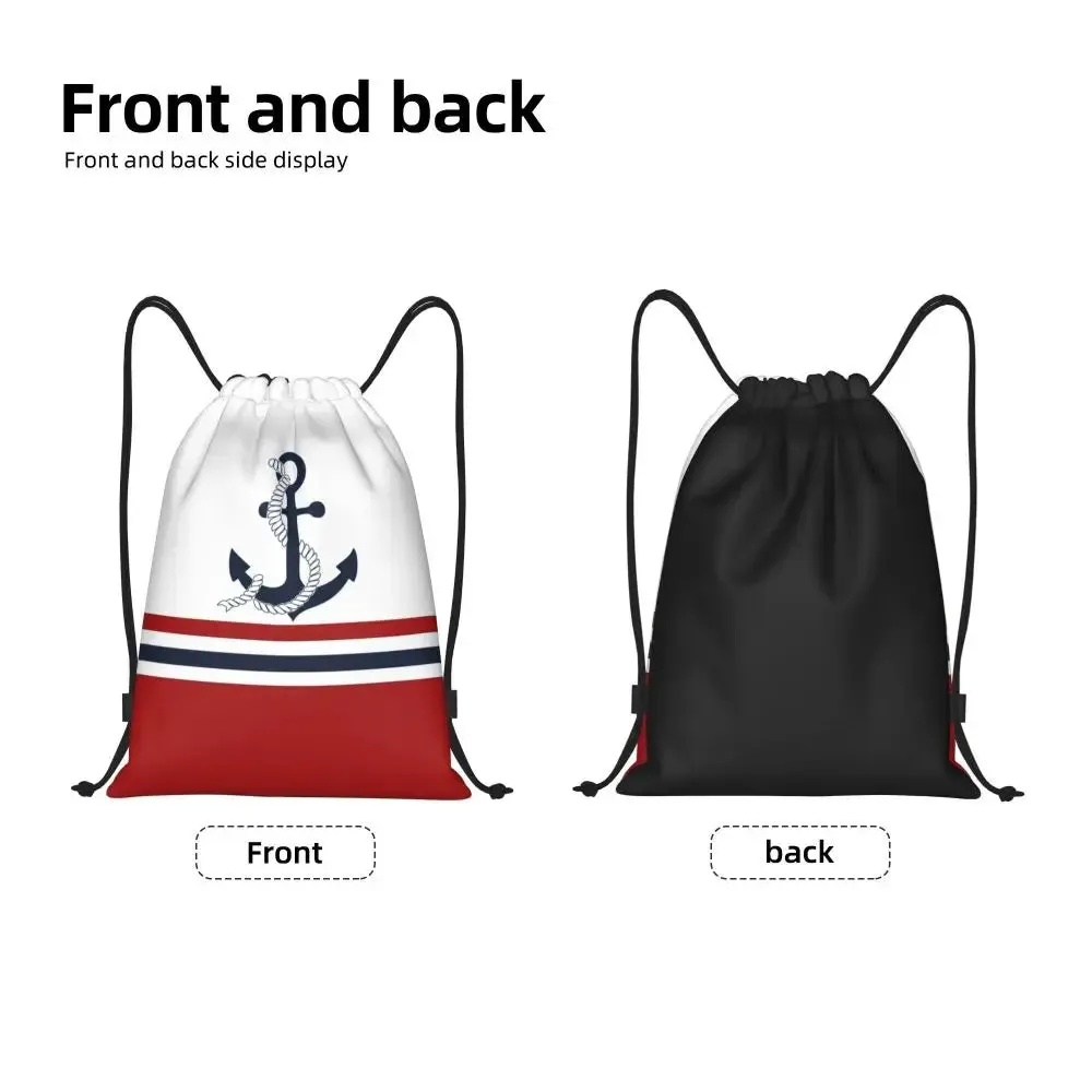 Custom Vintage Pirate's Map Drawstring Backpack Women Men Sport Gym Sackpack Foldable Nautical Compass Sailor Training Bag Sack