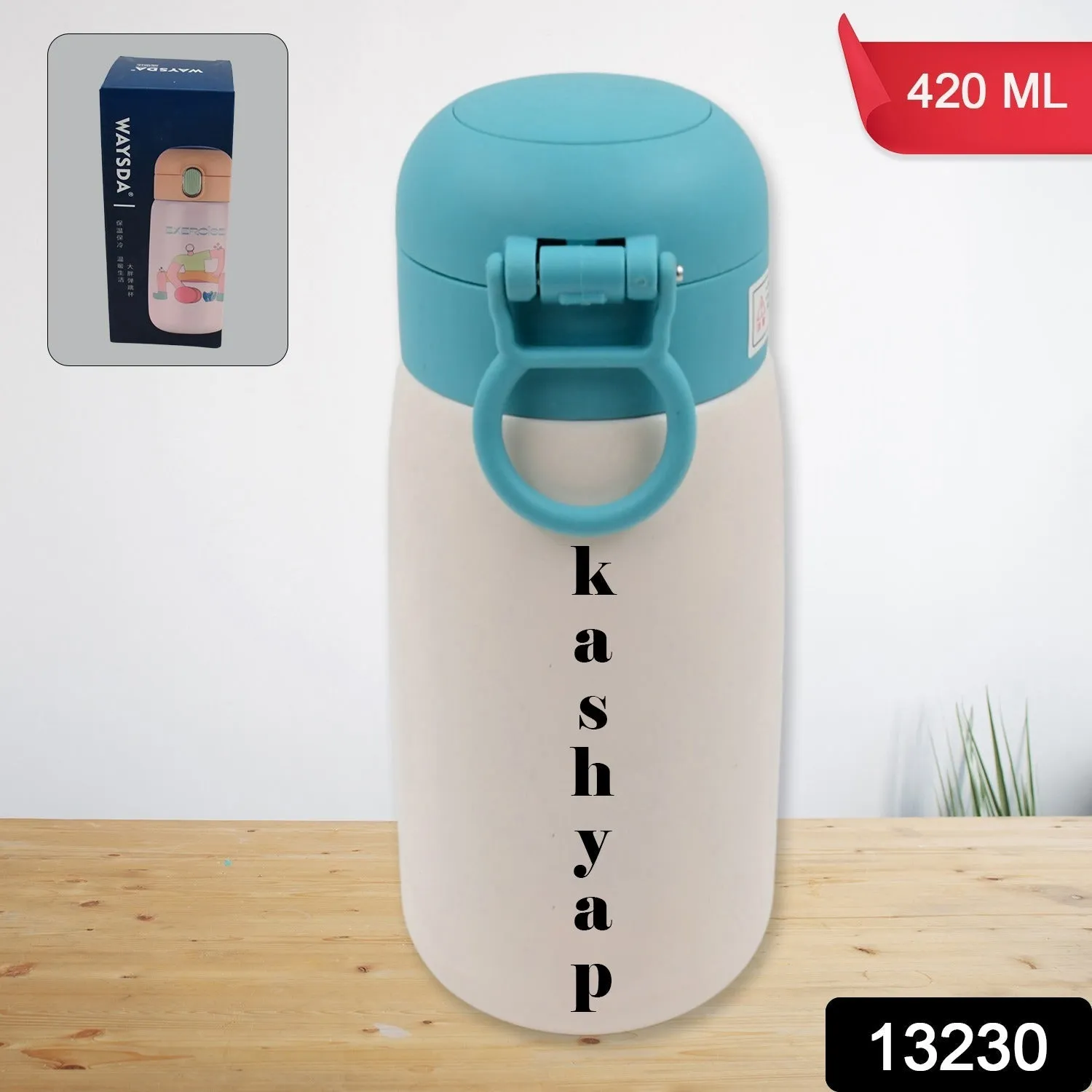 Customize Insulated Stainless Steel Bottle With Rubber Grip (420 ML)