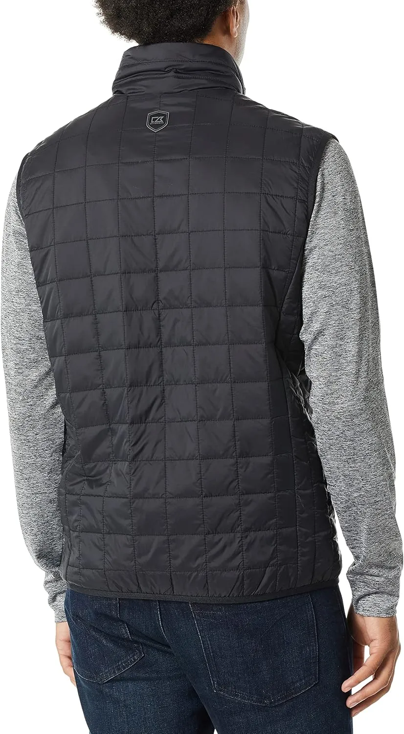 Cutter & Buck Men's Weather Resistant Primaloft Down Alternative Rainer Vest