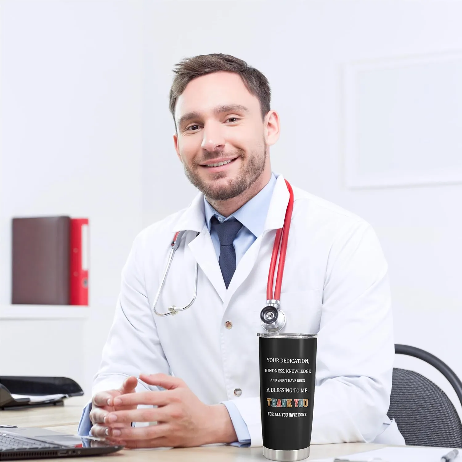 Doctor Gifts Tumbler 20oz, Doctor Appreciation/Graduation Gifts for Men/Women, Retirement/Doctors Day Gift for Dr./MD Cup 1PC