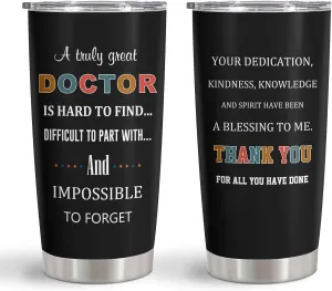Doctor Gifts Tumbler 20oz, Doctor Appreciation/Graduation Gifts for Men/Women, Retirement/Doctors Day Gift for Dr./MD Cup 1PC