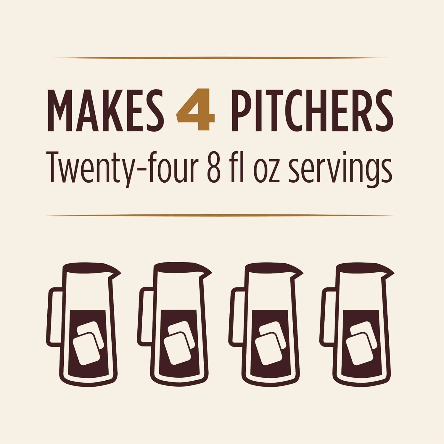 Don Francisco's Organic Cold Brew Coffee Pitcher Packs - Premium 100% Arabica Beans, Medium-Dark Roast, Easy at Home Process, Makes 4 Pitchers (8 Pks) - Smooth, Rich Taste with Chocolate Notes