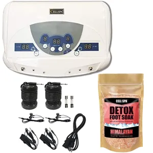 Dual Ionic Ion Detox Aqua Foot Spa Chi Cleanse Machine with Mp3 Music Players (HIMALAYAN)