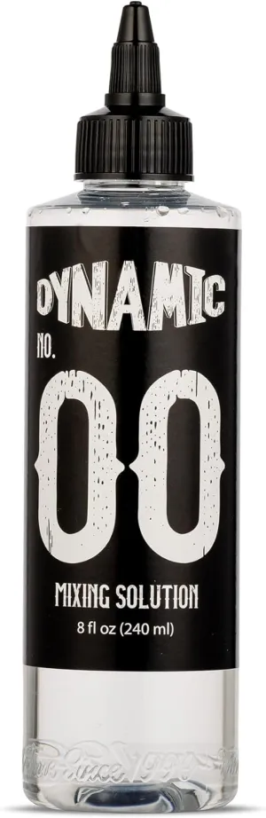 Dynamic Color Co.- No. 00 Tattoo Ink Mixing Solution, Premium Shading Solution Tattoo for Artists, Purest Hospital-Grade Water Mixed with Witch Hazel for Soothing Quality and Visible Smoothness (8)