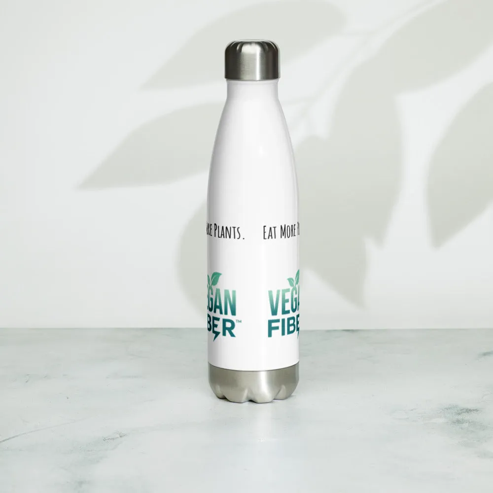 Eat More Plants Stainless Steel Water Bottle
