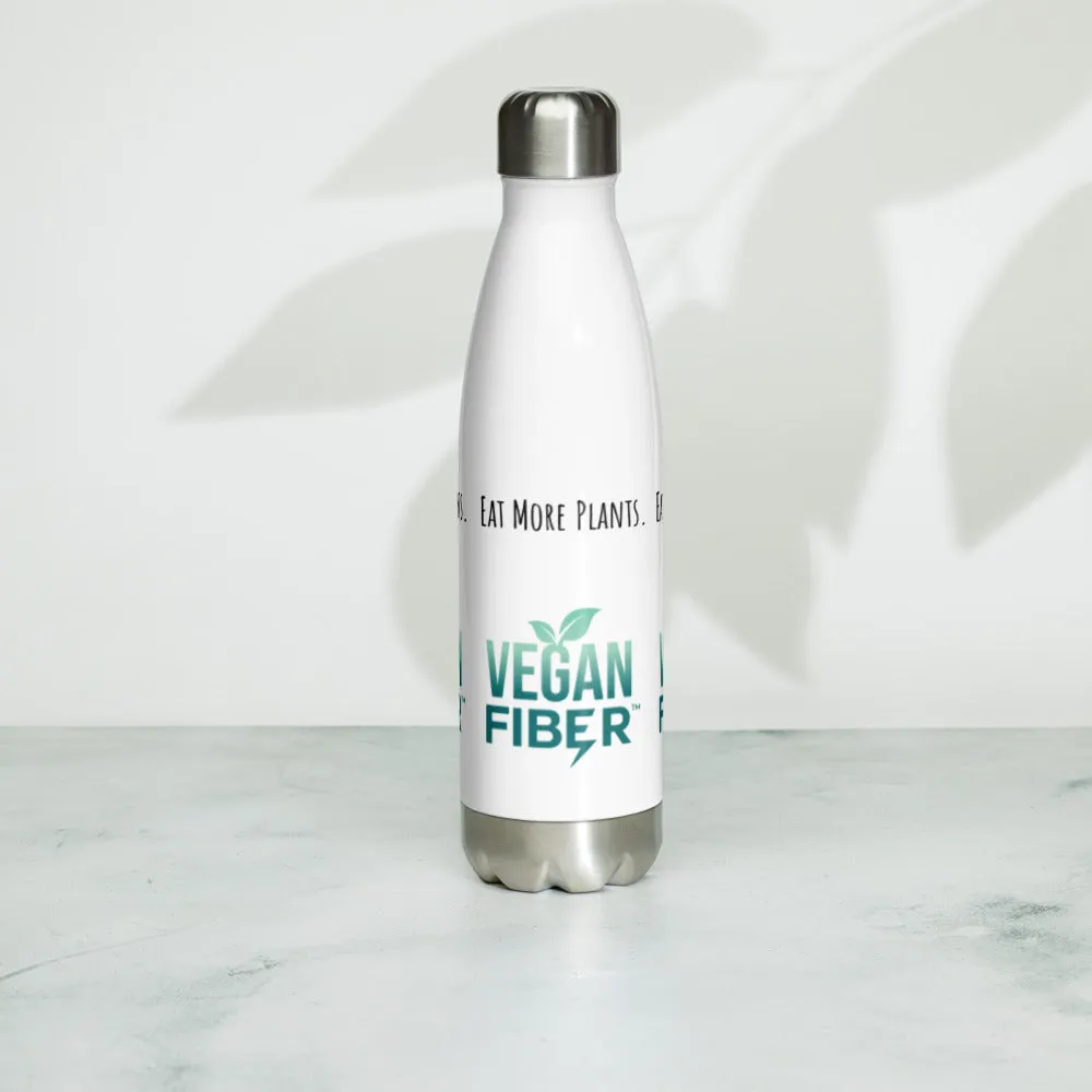 Eat More Plants Stainless Steel Water Bottle