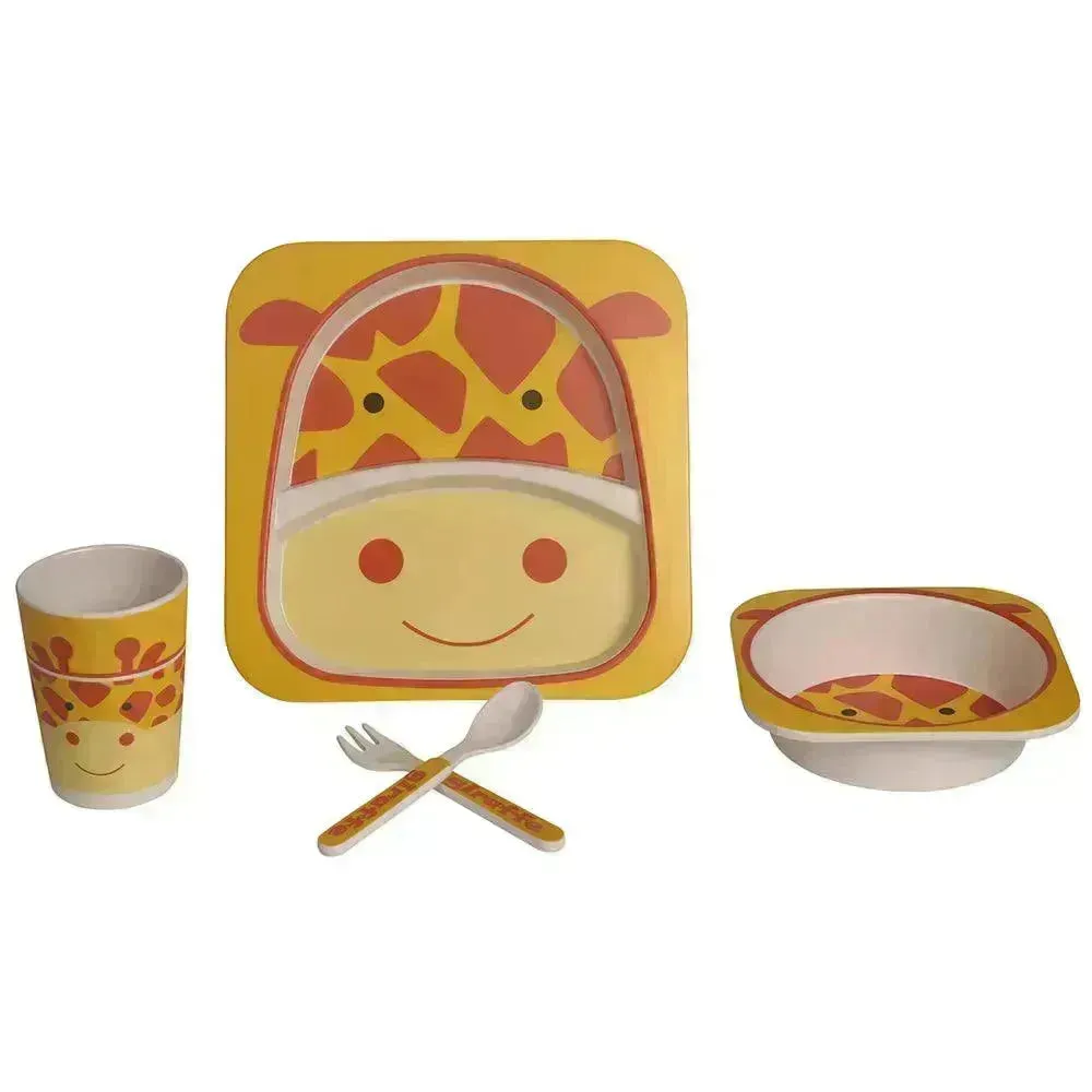 Eco-friendly Bamboo Fibre Kids Dinnerware (Set of 5)