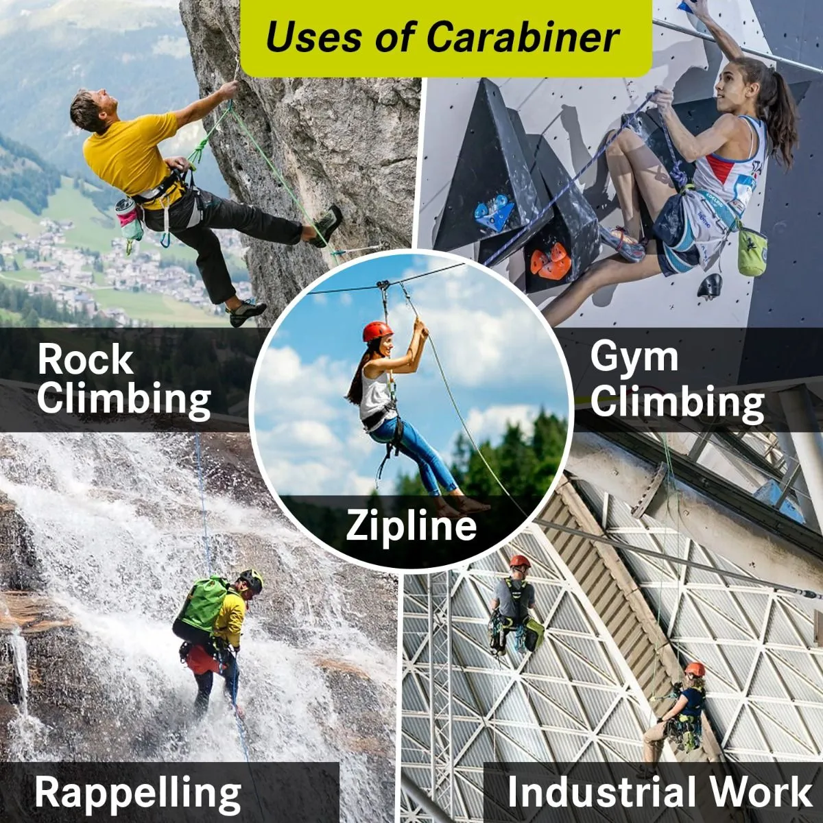 EDELRID HMS SCREW STEEL CARABINER