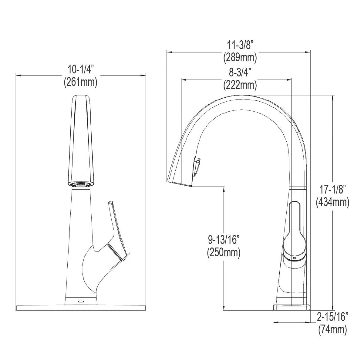 Elkay Avado Single Hole 2-in-1 Kitchen Faucet with Filtered Drinking Water