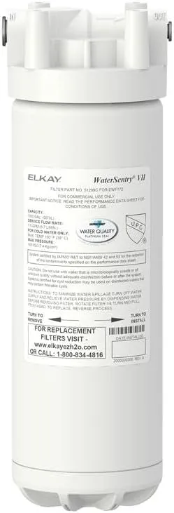 Elkay EWF172 WaterSentry VII Filter Kit (Coolers   Fountains)