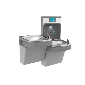 Elkay LZSTL8WSLP ezH2O Bottle Filling Station, Bi-level, Light Gray Granite