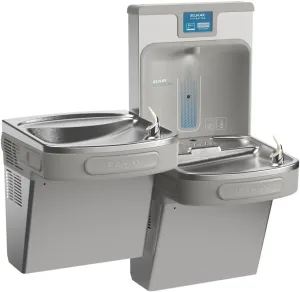 ELKAY LZSTL8WSSP-PF Enhanced Filtered Bottle Filling Station & Versatile Bi-Level ADA Cooler Refrigerated Stainless PFOA/PFOS Reduction Drop Down Wrapper