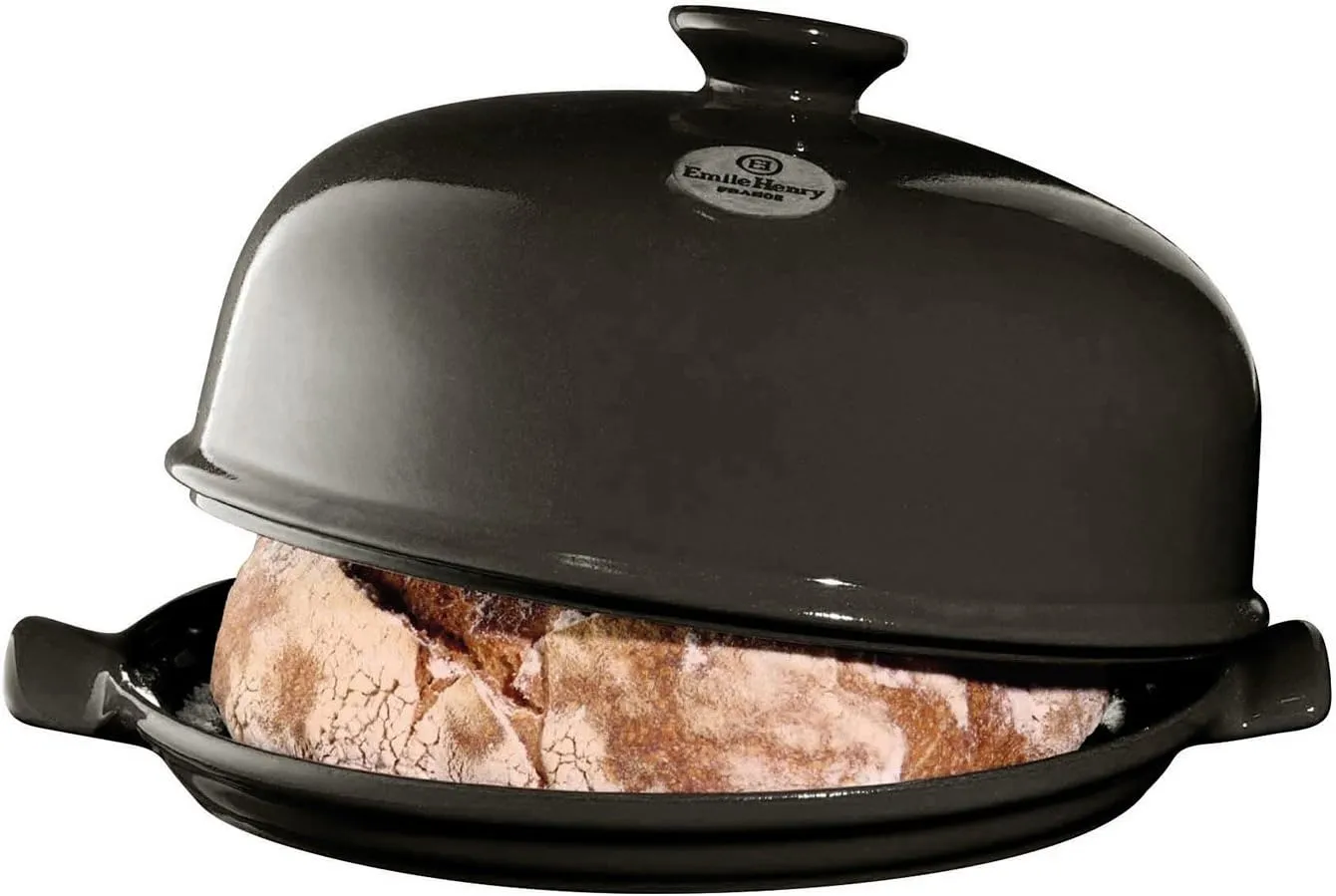 Emile Henry Bread Cloche | Charcoal