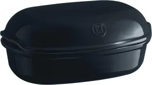 Emile Henry Midnight Blue Artisan Loaf Baker, 13.6 x 8.9 x 3.4in