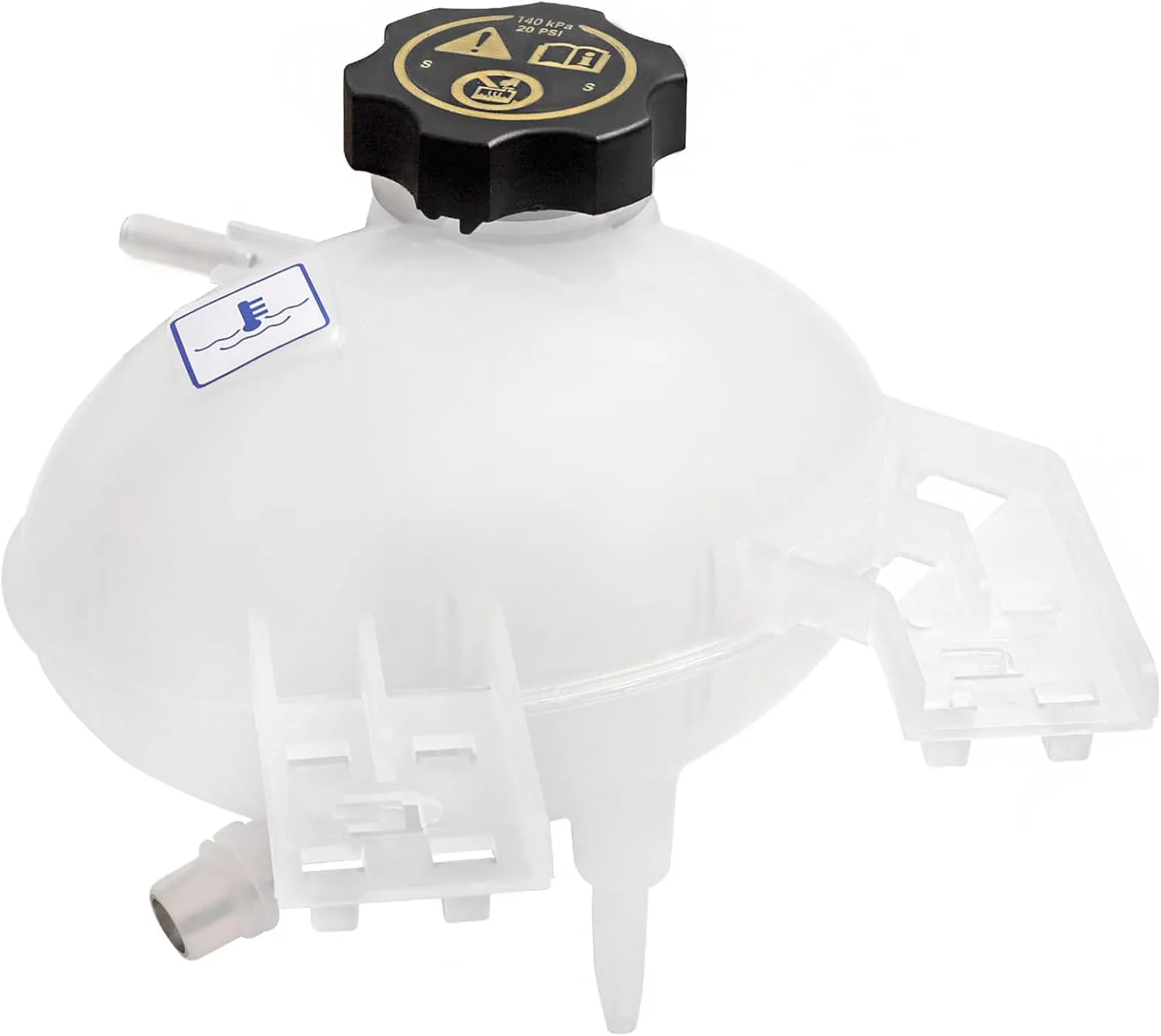 Engine Coolant Reservoir Radiator Expansion Tank Compatible With Fiat Jeep Vehicle 500X 2016-2018 Compass 2017-2022 Renegade 2015-2018 Replace# 603-841 68327756AA 68289857AA 68250057AC 52052767
