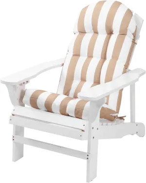 Enipate Weather Resistant Adirondack Chair Cushions High Back Indoor Outdoor Patio Tufted Lounge Cushion Seat Pads
