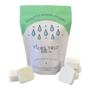 Eucalyptus Shower Steamers, Aromatherapy Shower Steamers, Shower Tablets Aromatherapy, Shower Steamers with Essential Oils, Shower Bombs Made in the USA, Stress Relief and Self Care, Self Care Gifts