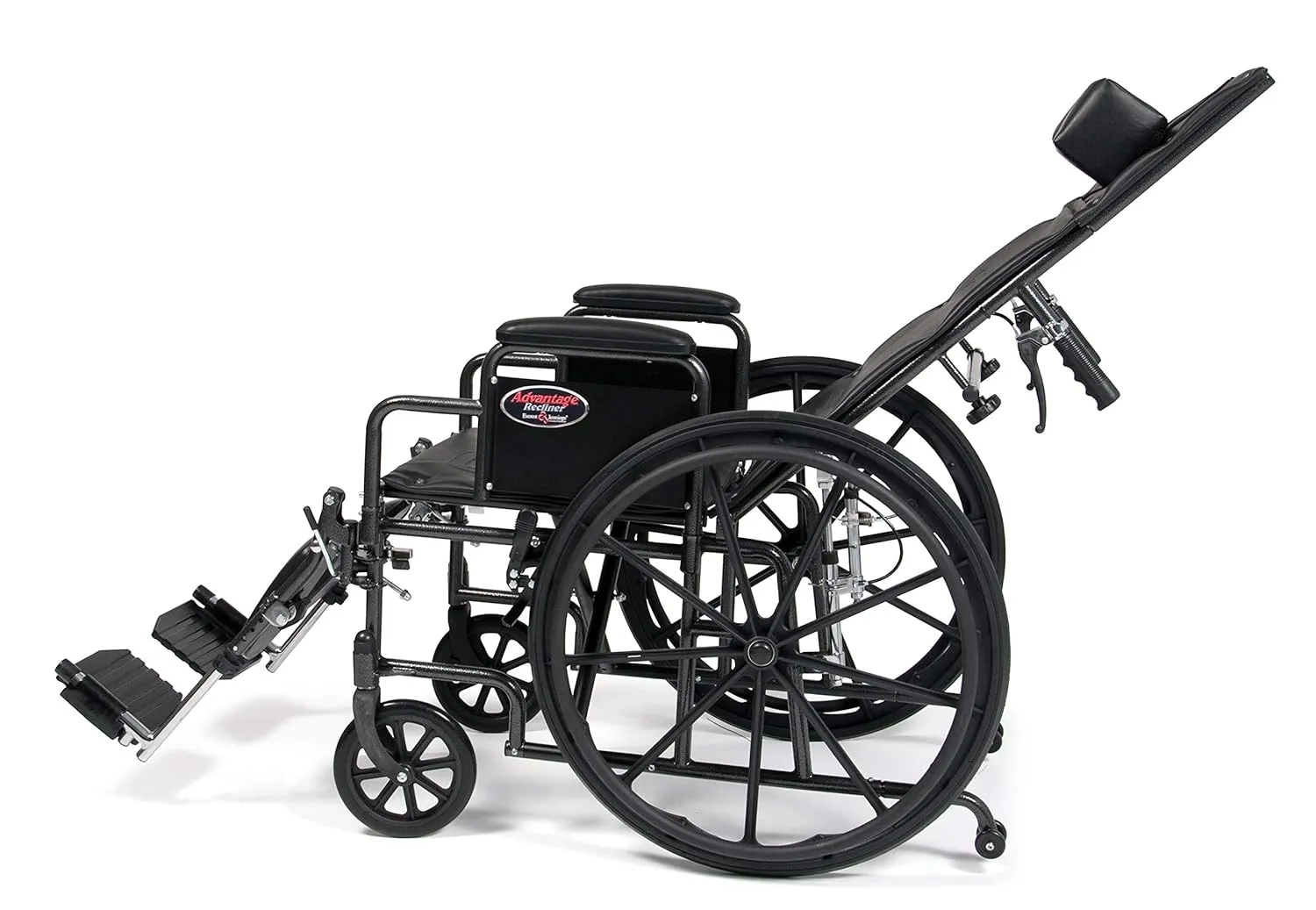 Everest & Jennings Advantage Reclining Wheelchair for Adults & Seniors, 18" Seat, High Back
