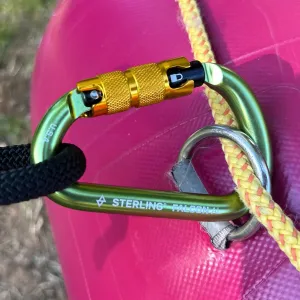 Falcon AutoLock Pear-Shaped Carabiner
