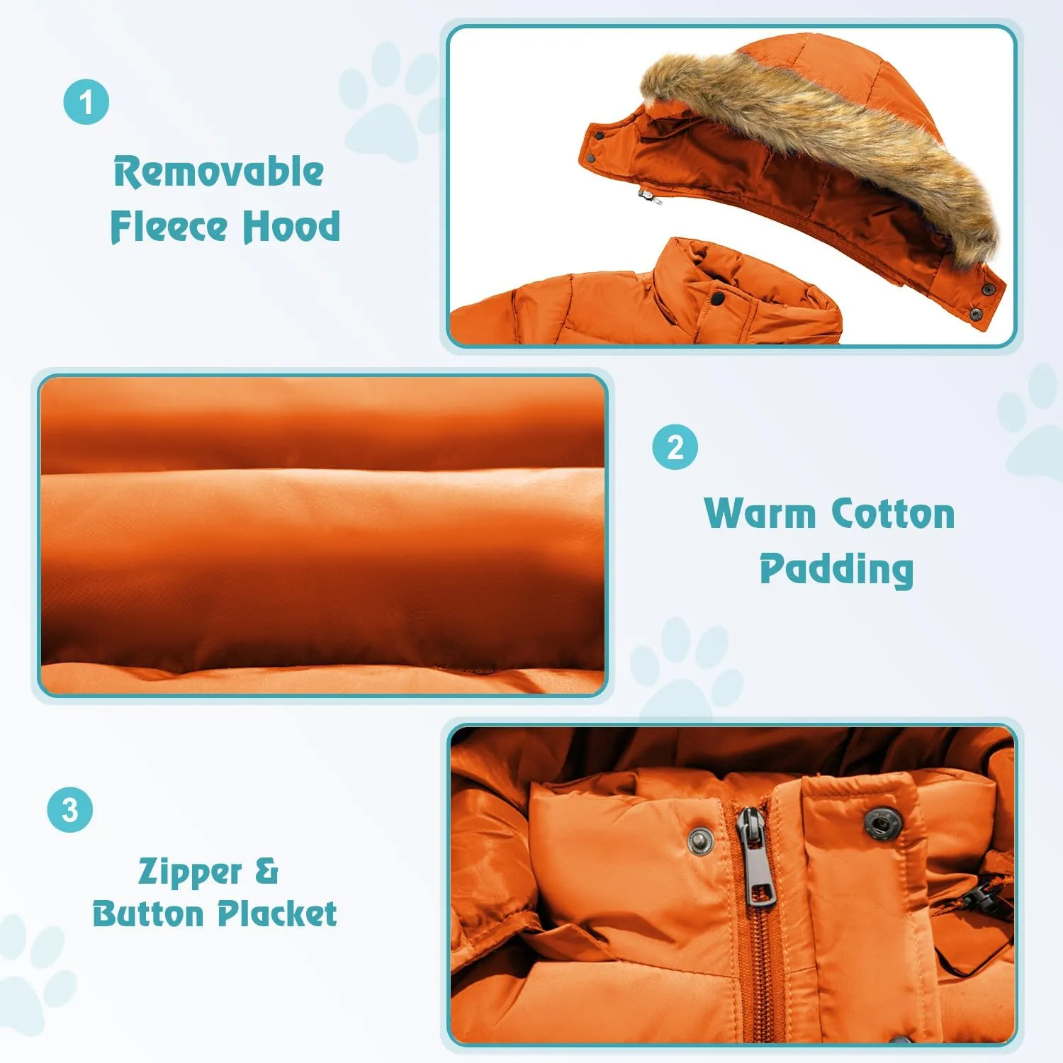 FARVALUE Boy Winter Coat Warm Quilted Puffer Water Resistant Parka Jacket with Detachable Fur Hood for Big Boys