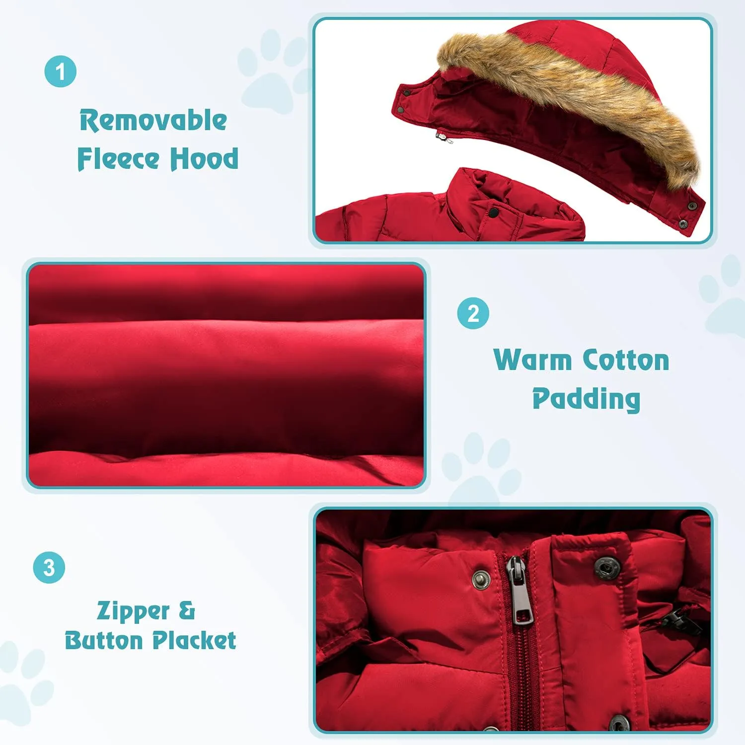 FARVALUE Boy Winter Coat Warm Quilted Puffer Water Resistant Parka Jacket with Detachable Fur Hood for Big Boys