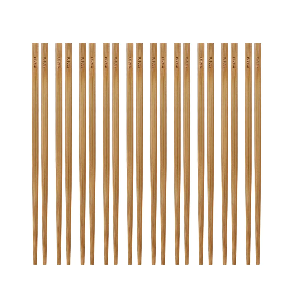 Fasola Bamboo Chopsticks - Set of 10 Pairs