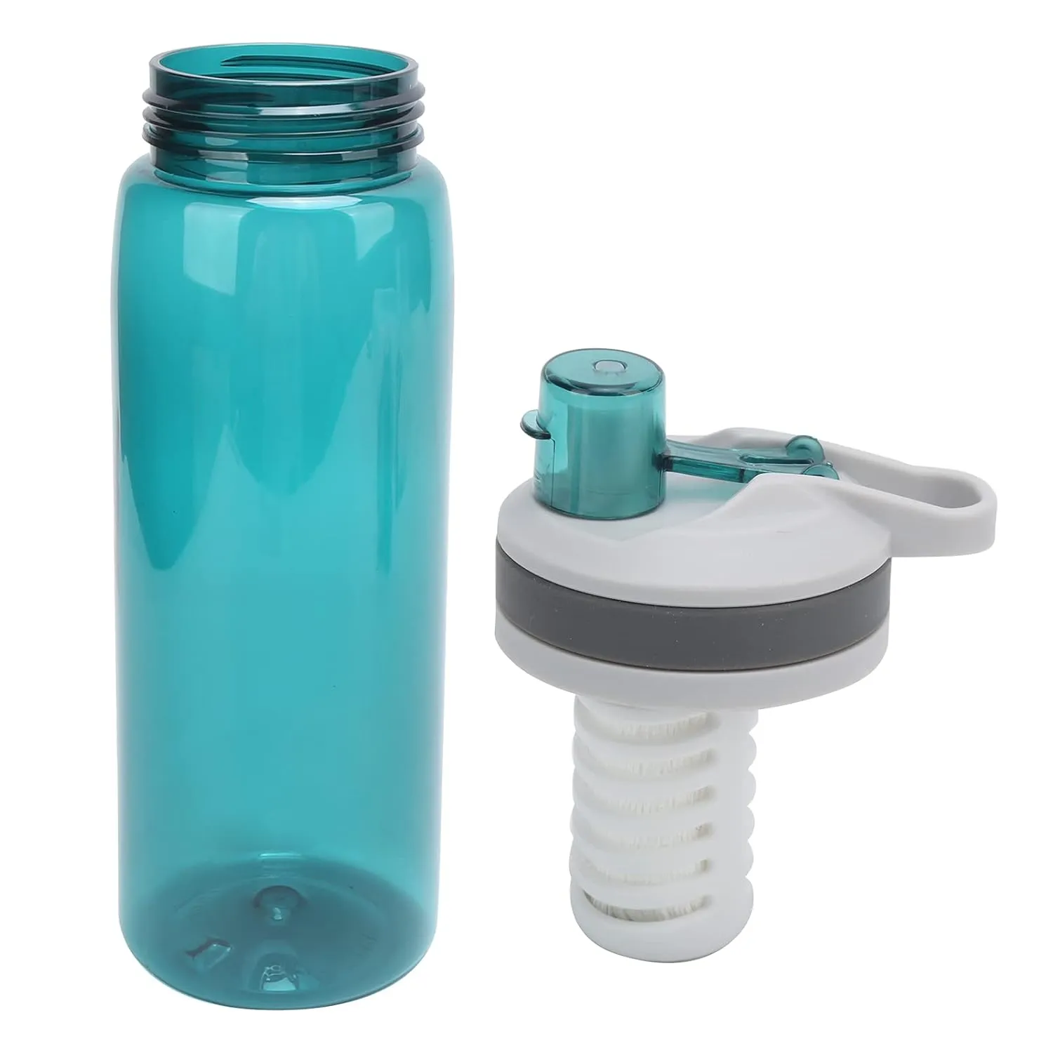 Filtered Water Bottle, Water Filter Bottle 770ml ABS Water Bottle With Filter With Lid for Camping Hiking (#2)
