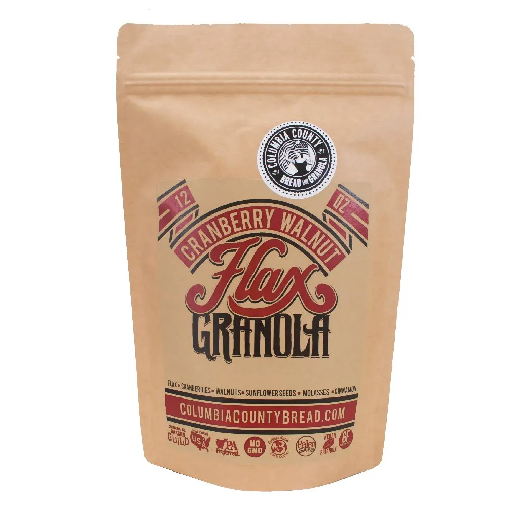 Flax Granola - Cranberry Walnut - Gluten Free - 12 oz