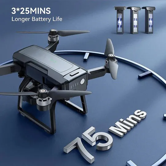 Foldable 4K Drone with Camera for Adults Beginners，3-Aix Gimbal，9800ft | 5GHz | FPV | Video Transmission Hover Hold