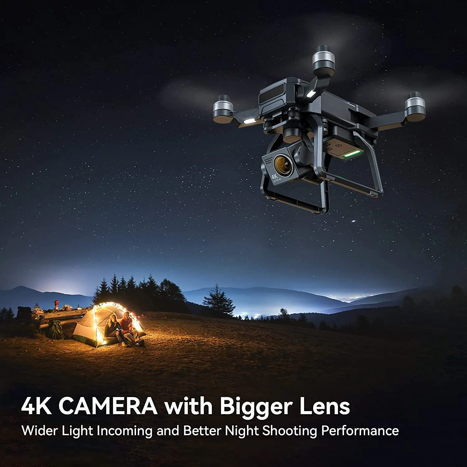 Foldable 4K Drone with Camera for Adults Beginners，3-Aix Gimbal，9800ft | 5GHz | FPV | Video Transmission Hover Hold