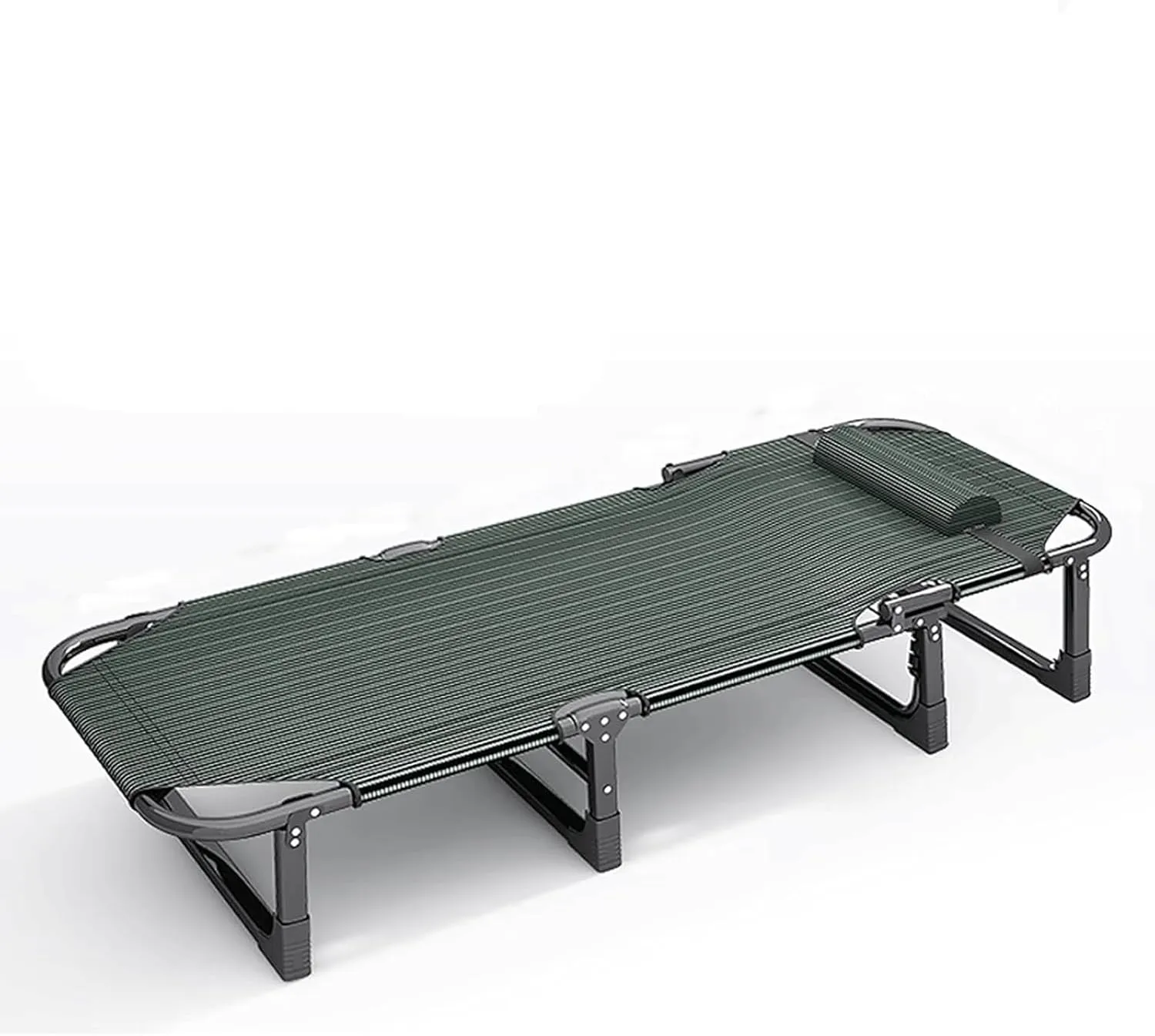 Foldable Camping Cot 4 Adjustment Levels Camping Cots for Adults Extra Wide Cots for Camping Load 551lb Portable Camping Cot