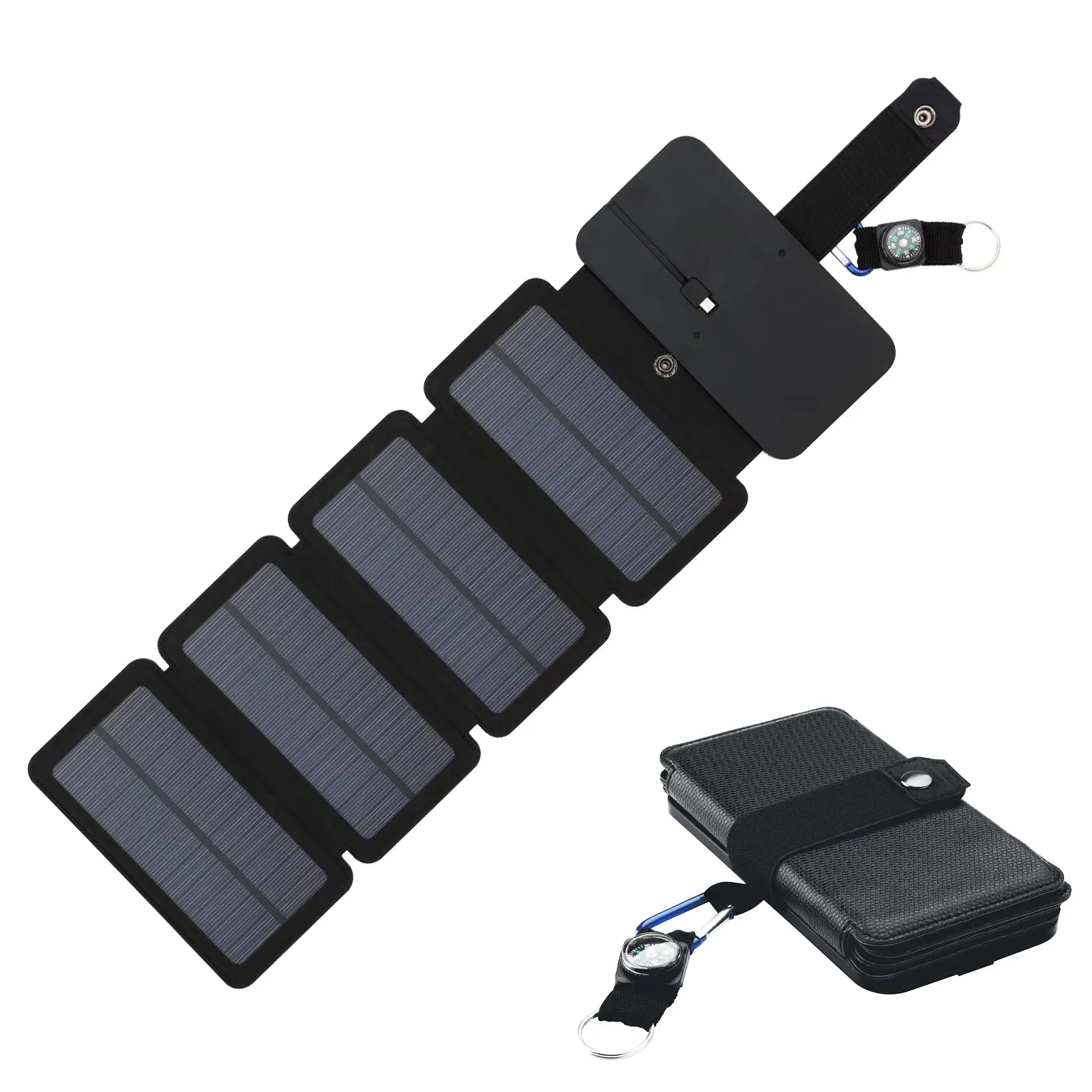 Foldable Solar Panel Charger 5V Waterproof Portable Mobile Power for Outdoor Camping Hiking