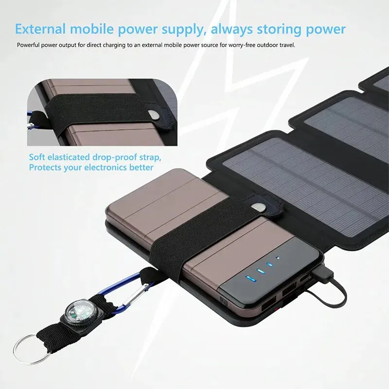 Foldable Solar Panel Portable High-Power USB Charging
