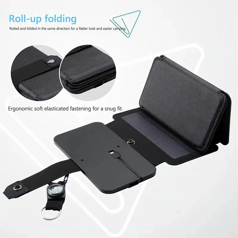 Foldable Solar Panel Portable High-Power USB Charging
