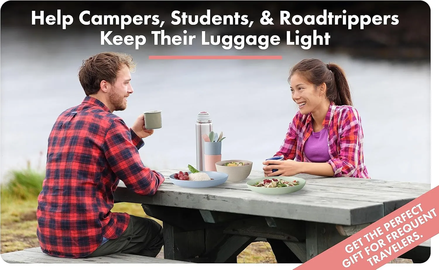 FOODLE Wheat Straw Dinnerware Set - BPA Free & Safety Certified - Lightweight & Unbreakable - Microwave & Dishwasher Safe - Camping, Dorm & RV Dishes - Reusable Kids Plates and Bowls Sets - For 6
