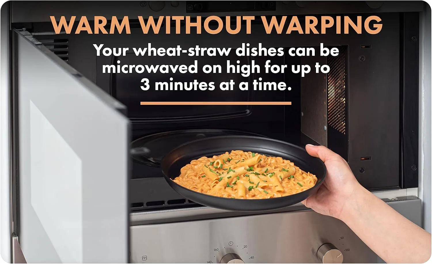 FOODLE Wheat Straw Dinnerware Set - BPA Free - Unbreakable, Microwave & Dishwasher Safe- Alternative to Plastic Dishes - Perfect for Outdoor, RV, Dorm - Camping Plates Cups and Bowls Set - For 6