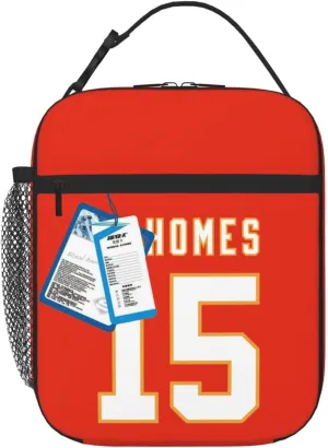 Football Insulated Lunch Bag For Women Men Insulated Lunch Box For Reusable Lunch Tote Portable Bag For Work, Picnic Or Travel