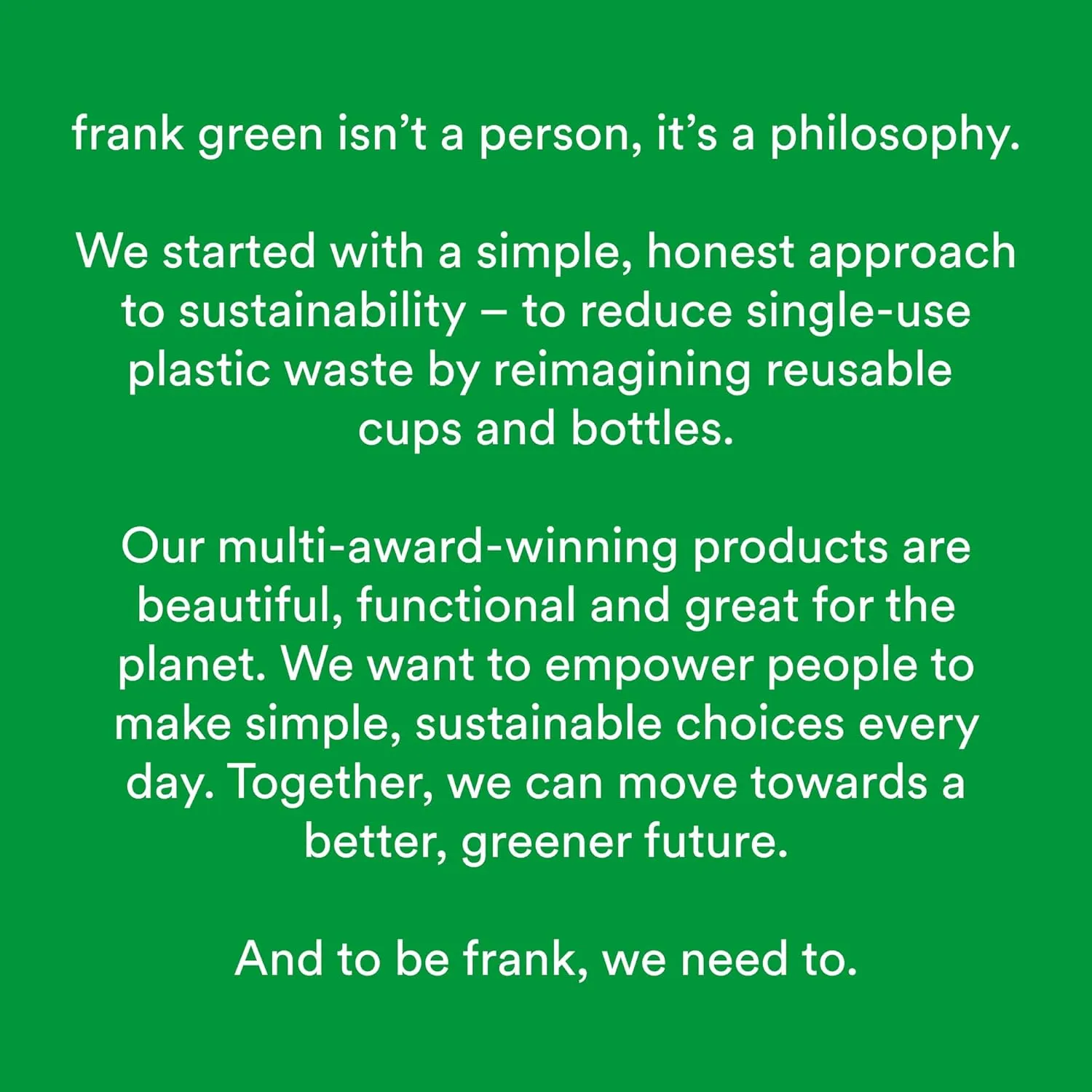 Frank Green - Ceramic Reusable Bottle - Stainless Steel Water Bottle With Straw, Insulated Water Bottle, Metal Water Bottle - Flip Straw Lid - 34oz - Deep Ocean
